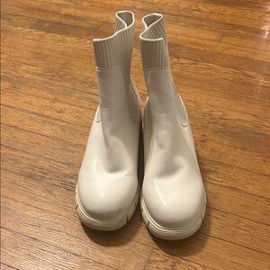 White Women's Ankle Boots